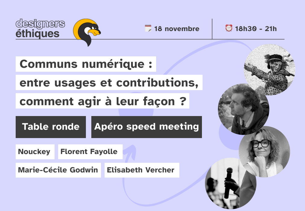 Soirée avec une table ronde et un speed meeting. Nous accueillerons pour la table ronde : Nouckey, Florent Fayolle, Marie-Cécile Godwin et Élisabeth Vercher.
Rendez-vous à partir de 18h30 à Now coworking Soirée avec une table ronde et un speed meeting. Nous accueillerons pour la table ronde : Nouckey, Florent Fayolle, Marie-Cécile Godwin et Élisabeth Vercher.
Rendez-vous à partir de 18h30 à Now coworking