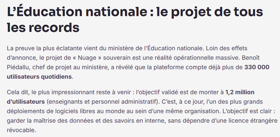 Copie d’écran de l’article.