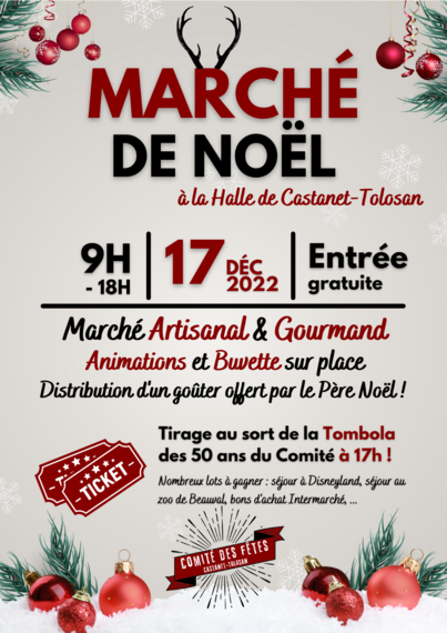 affiche du marché de noël 