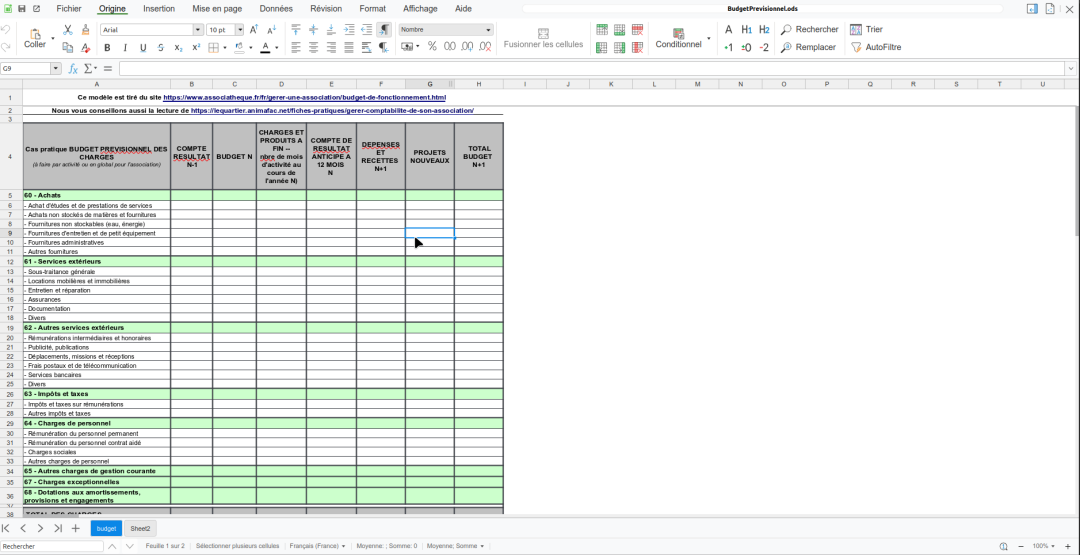 Capture d'écran de Framaspace.
Nous y voyons un fichier de type LibreOffice Calc/Microsoft Excel en cours d'édition collaborative.