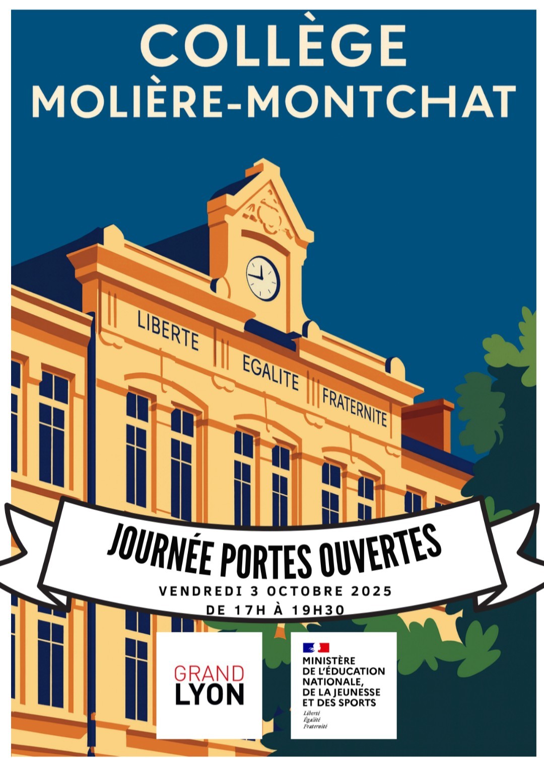 Affiche portes ouvertes 2025