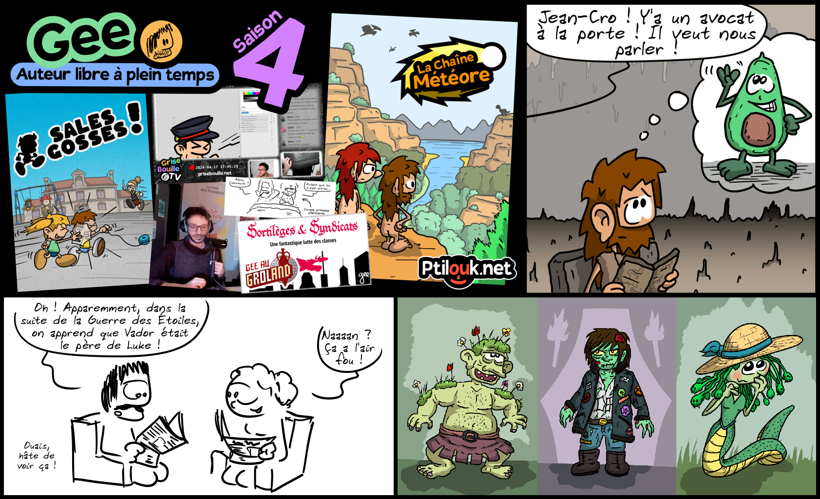 Images extraites des articles de septembre
